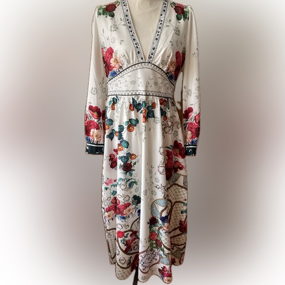 BURRYCO | Dresses | Burryco Long Sleeve Flower Dress | Poshmark BURRYCO | Dresses | Burryco Long Sleeve Flower Dress | Poshmark